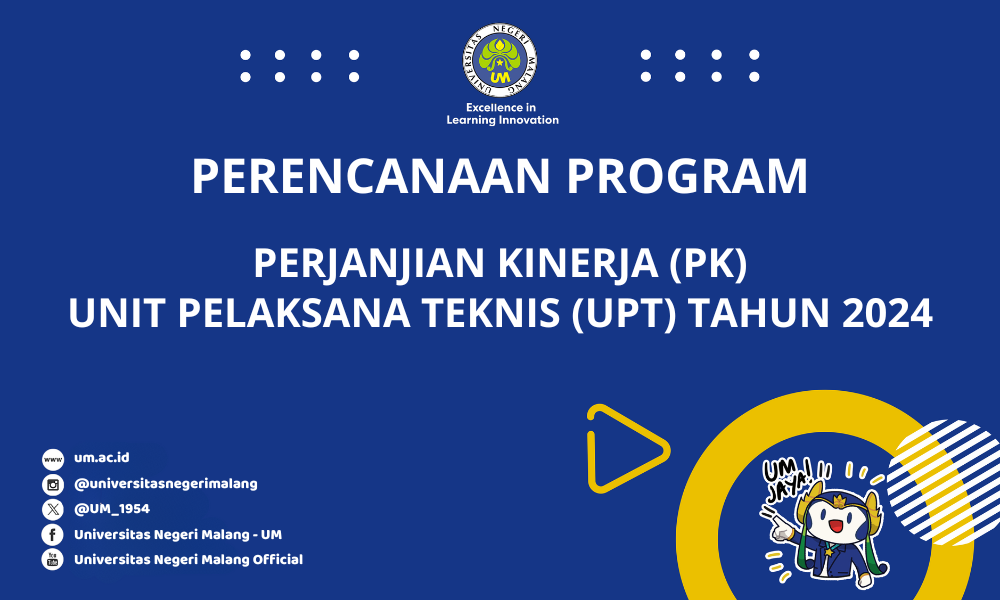 Perjanjian Kinerja Unit Pelaksana Teknis (UPT) Tahun 2024
